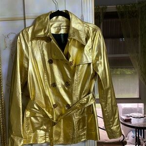 Unique Gold trench style jacket.